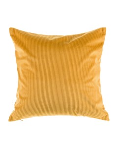 Декоративная подушка Datch 40х40 см на потайной молнии цвет желтый Moroshka