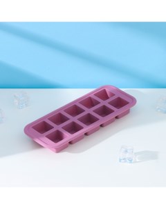 Форма для льда и кондитерских изделий Мини кубики размер ячейки 2 3x2 3x1 см цвет Хорс