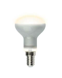 Лампа рефлекторная E14 6W 3000K матовая LED R50 6W WW E14 FR PLS02WH UL 00001491 Uniel
