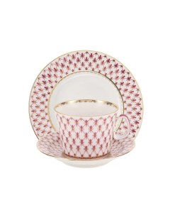 Комплект чайный Чайная пара с десертной тарелкой ИФЗ Фор Императорский фарфоровый завод