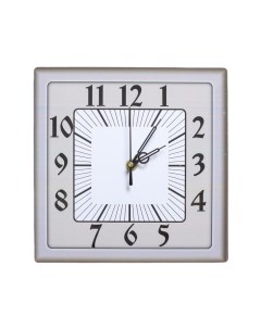 Часы настенные серия Классика дискретный ход 23 5 х 23 5 см микс Соломон