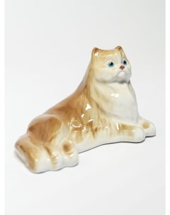 Статуэтка СА 044 БЕЖ Персидский кот лежащий бежевый Высота 5 см Сциталис