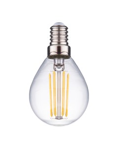 Лампа светодиодная нитевидная прозрачная шар G45 11 Вт 2700 К Е14 Комплект 10 шт Фарлайт