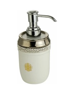 Дозатор для жидкого мыла Dubai 28455 Белый Хром Migliore