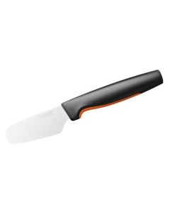 Нож кухонный 1057546 стальной для масла сыра 80ммй оранжевый блист Fiskars