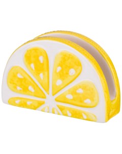 Салфетница Лимон 585 075 Белый желтый Lefard