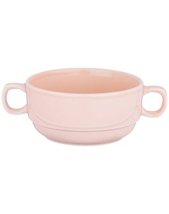 Чашка бульонная tint 380мл розовый 6 штук Lefard
