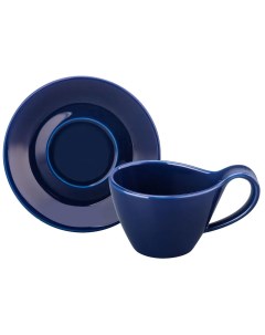 Чайная пара 2 предмета 150 мл Колоранс синяя Elan gallery