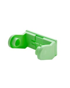Держатель для туалетной бумаги 373 пластиковый зеленый 13 5 x9 5 x11 см Полимербыт
