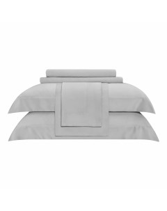 Комплект постельного белья Сенса евро эвкалиптовое волокно 50 x 70 см серый Togas