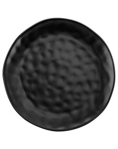 Тарелка для закуски 21х21х17 см Консонанс черная матовая Elan gallery