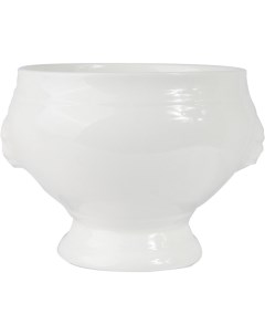 Чашка бульонная Лион 400мл 120х100х95мм фарфор белый Kunstwerk