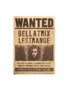 Постер NAN 03 GP Daily Prophet Bellatrix Lestrange Деком