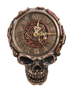 Часы WS 1066 Часы настенные в стиле Стимпанк Череп Veronese