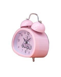 Часы будильник Transport pink Ilikegift