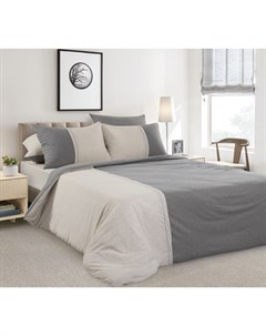 Комплект постельного белья Пуэр 1 5 спальный хлопок серый Текс-дизайн