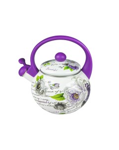Чайник эмалированный со свистком Violet 2 2 л Lara