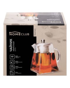 Заварочный чайник Homeclub Rosemary стекло прозрачный 650 мл Home club