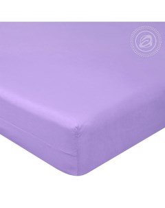 Простыня на резинке из поплина Византия фиолетовая 200х200х20 Арт-дизайн