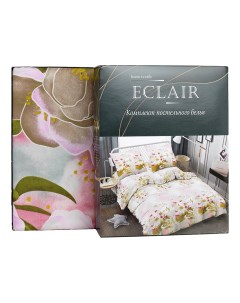 Комплект постельного белья евро полиэстер в ассортименте дизайн и цвет по наличию Eclair