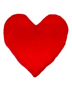 Подушка декоративная Сердце красная 40 см Nat