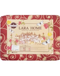 Одеяло полутораспальное теплое красное Lara home
