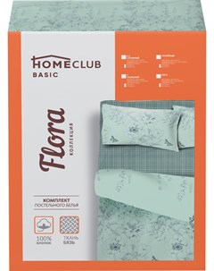 Комплект постельного белья Homeclub Flora семейный бязь PL004 в ассортименте Home club