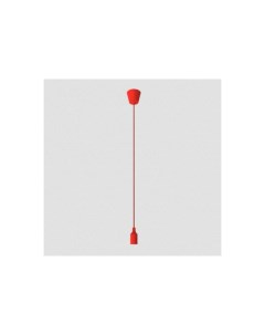 Светильник подвесной красный E27 1 м PL013 Gauss