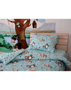 Детский комплект постельного белья Сказочный лес Полуторный Tex-story