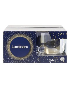 Набор стаканов Золотистый хамелеон 300 мл 4 шт Luminarc