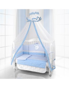 Комплект постельного белья Beatrice Bambini Unico Stella 125х65 blu blu Bb beatrice bambini