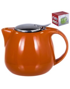 Заварочный чайник Феличита с фильтром оранжевый 750 мл Elrington