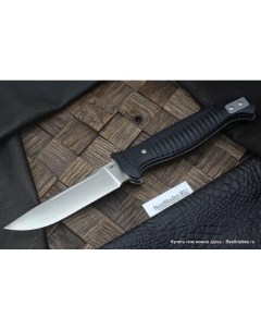 Нож Фин 01 D2 черная G10 Reptilian