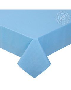 Простыня поплин 215х200 голубой двуспальная Арт-дизайн
