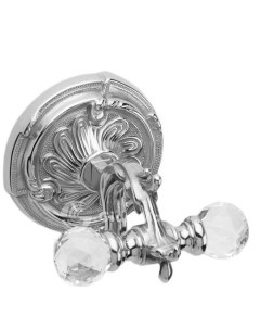 Крючок двойной подвесной ARTMAX Barocco Crystal AM 1784 Cr C Art&max