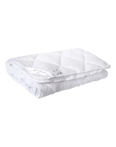 Одеяло Идеальный выбор 205 x 140 см микрофибра всесезонное белое Мягкий сон