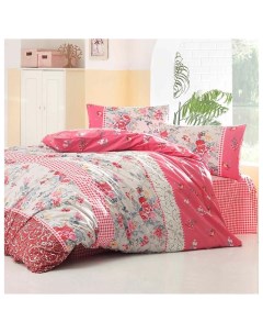 Комплект постельного белья ARIETTE евро розовый Irina home