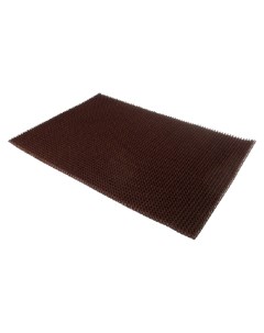 Покрытие ковровое щетинистое в ковриках 45 60см темный шоколад арт 40 4562 In'loran