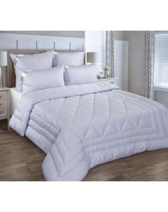 Одеяло 2 спальное 172х205 см сатин Лебяжий пух всесезонное Текс-дизайн