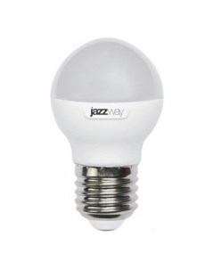 Лампа светодиодная E27 Шарик холодный белый Jazzway