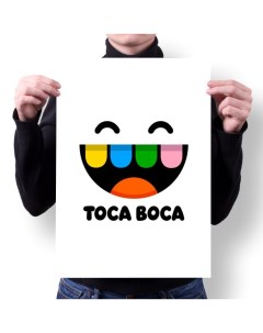 Плакат А4 Принт Тока Бока Toca Boca 3 Migom