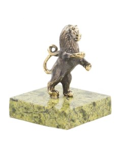 Настольная статуэтка Лев на двух лапах Уральский сувенир