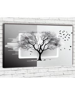 Картина Дерево и ветер 60х100 см Ф0340 Добродаров