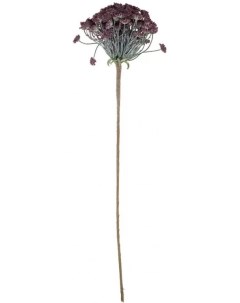 Искусственный цветок цвета бордо 62 см Lefard