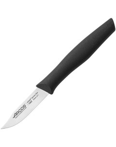 Нож для чистки овощей и фруктов Нова лезвие L 7 см черный 188200 Arcos