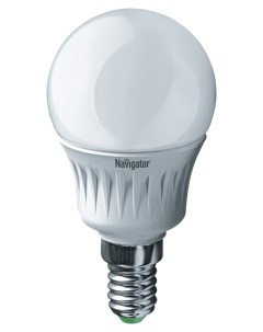 Эл лампа LED G45 5 2 7K E14 Navigator