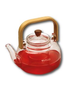 Заварочный чайник KL 3231 1000 мл жаропрочное стекло Kelli