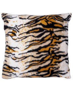 Подушка декоративная Тигр 40 х 40 см флис разноцветная Wellness