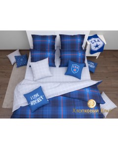 Комплект постельного белья SKA Hockey Mafia Евро Хлопковый край