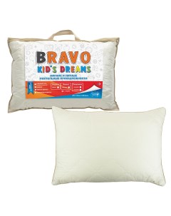 Подушка детская для сна филфайбер 50x70 см для новорожденных малышей в кроватку Bravo kids dreams